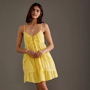 NWT Small By Anthropologie Gauzy Cover Up Mini dress